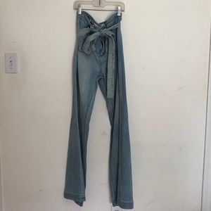 Anthropologie 70’s Inspired Straight/Flare Denim